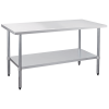 30" x 60" 18-Gauge Stainless Steel Commercial Work Table
