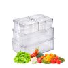 7-piece Kitchen Food Storage Box Fridge Organizer Stackable
