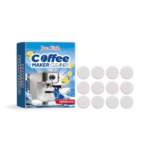 JUE FISH Coffee Machine Cleaning Tablets, 12 Pieces