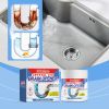 260g Crystal Drain Clog Remover Powder Multi-Sink Pipe Maintenance Cleaner Dissolves Hair Grease Soap Residue Septic Safe Drain Opener For Kitchen Bat