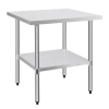 30" x 30" 18-Gauge Stainless Steel Commercial Work Table
