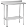 24" x 60" stainless steel work table