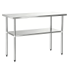 30" x 72" 18-Gauge Stainless Steel Commercial Work Table