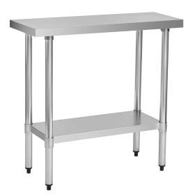 18" x 36" 18-Gauge Stainless Steel Commercial Work Table