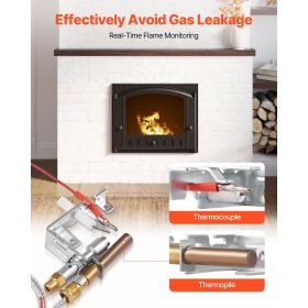 Gas Pilot Assembly, OE 103779-01, PP231, NG8218 Fireplace Natural Gas Ignition Replacement, Compatible with CIVF-25, CIVF-25CF, VFH-33M, VFH-33R