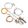 Gas Pilot Assembly, OE 4021-732, 25660 Fireplace Gas Pilot Assembly, Natural Gas Ignition Replacement with Pilot Tube, Thermocouple, Thermopile, Wires