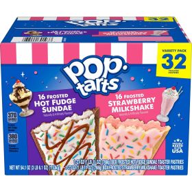 Family Pack Variety Pack Toaster Pastries, Breakfast, Shelf-Stable (32Count) Limited Edition