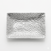 Choixe Elegant Multi-Purpose Soap Dish & Jewelry Bowl | Hand-Cast Recycled Aluminum Decorative Tray for Bathroom & Kitchen | Minimalist Sleek Metallic