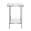 24 x 24 x 36 Inch Stainless Steel Work Table, Commercial Food Prep Worktable Heavy Duty Prep Worktable