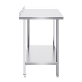 24 x 36 x 36 Inch Stainless Steel Work Table, Commercial Food Prep Worktable Heavy Duty Prep Worktable