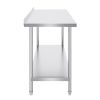 24 x 60 x 36 Inch Stainless Steel Work Table, Commercial Food Prep Worktable Heavy Duty Prep Worktable