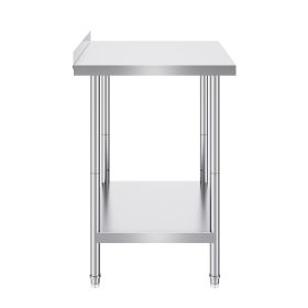 24 x 30 x 36 Inch Stainless Steel Work Table, Commercial Food Prep Worktable Heavy Duty Prep Worktable