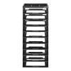 Plastic Storage Organizer, 10-Tier Large Capacity with Organizer Top, Black Frame Only, PP Material Multifunctional Scrapbook Storage