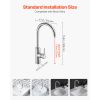 Touchless Kitchen Bar Sink Faucet, Single Handle Automatic Motion Sensor Bathroom Faucet