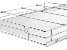 18.5"Wx21"Dx3.5"H Pull Out Cabinet Organizer, Heavy Duty Slide Out Pantry Shelves, Steel Roll Out Drawers, Sliding Drawer Storage for Home Under Sink