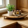 Antique Wooden Corner Shelf for Kitchen/Bathroom/Living Room