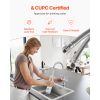 Faucet Hose Connector, 16-Inch Length, 3/8 Inch Comp x 1/2 Inch FIP 10-Pack Braided Stainless Steel Faucet Supply Line