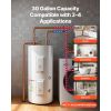30 Gallon Electric Tank Water Heater, 5000W Point-of-Use Hot Water Heater with LED Display, Knob Control, Top Outlet