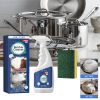 All-Purpose Foam Surface Care Kit with Scrub Sponge, Cookware Grease & Burnt Residue Lightening Spray
