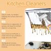 Lemon Scent Foam Kitchen Care Spray, Cooking Oil Mark Reducing Foam Spray, Household Range Hood Stove Maintenance Supplies