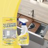 120ml Lemon Scent All Purpose Household Cleaner Spray Dissolves Kitchen Grease Bathroom Soap Scum Multi-Surface Safe Stain Remover For Stove Counter S