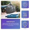 Outdoor Trash Bags Unscented (33 x 39 Inches), 250 Count Roll of Gray Trash Can Liners (33 Gallons)