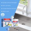 260g Crystal Drain Clog Remover Powder Multi-Sink Pipe Maintenance Cleaner Dissolves Hair Grease Soap Residue Septic Safe Drain Opener For Kitchen Bat