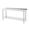 24 x 72 x 36 Inch Stainless Steel Work Table, Commercial Food Prep Worktable Heavy Duty Prep Worktable