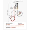 Gas Pilot Assembly, OE 446-512A, HSRV 446-512A, SRV 446-512A Fireplace Gas Pilot Assembly Kit, Natural Gas Ignition Replacement