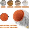 KeFanta Self-Wringing Twist Mop for Floor Cleaning, Long Handled Microfiber Floor Mop with Top Scouring Pad for Kitchen, Hardwood, Restaurant
