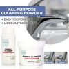 Multi-Surface Household Care Powder, Limescale & Water Stain Lightening Maintenance Powder, Kitchen Bathroom Universal Daily Upkeep Supplies