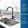 Kitchen Faucets with Pull Down Sprayer and Soap Dispenser, Single Handle Sink Faucet with Sprayer Faucets for Kitchen Sinks Oil Rubbed Bronze