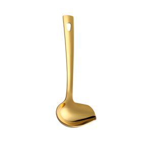 Oil Spoon Thickened Soup Spoon Pouring Sauce Spoon (type: Tableware, Color: Golden)