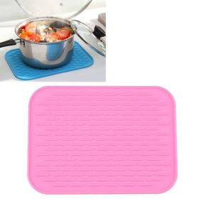 Household European Pot Pad Table Waterproof Phone Pad (type: Insulation Mat, Color: Pink)