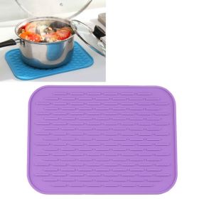 Household European Pot Pad Table Waterproof Phone Pad (type: Insulation Mat, Color: Purple)