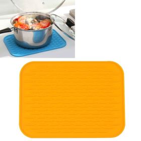 Household European Pot Pad Table Waterproof Phone Pad (type: Insulation Mat, Color: Orange)