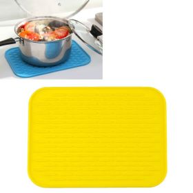 Household European Pot Pad Table Waterproof Phone Pad (type: Insulation Mat, Color: Yellow)