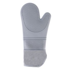 Insulated Gloves Silicone Kitchen Baking Gloves (type: Kitchen Supplies, Color: gray)