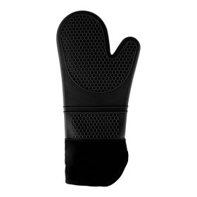 Insulated Gloves Silicone Kitchen Baking Gloves (type: Kitchen Supplies, Color: Black)