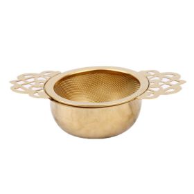 Household Teapot Decorative Border Tea Filter (type: Kitchen Supplies, Color: Gold)
