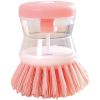 Kitchen Dish Brush with Build in Soap Dispenser
