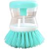 Kitchen Dish Brush with Build in Soap Dispenser
