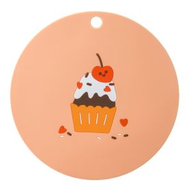 Household Kitchen High Temperature Resistant Insulation Mat (Options Style: Cake, Color: As pic show)