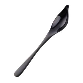 Household Kitchen Stainless Steel Seasoning Spoon Oil Spoon (type: Tableware, Color: Black)