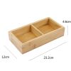Hot Pot Bamboo Plate Compartmental Platter Vegetable Tray