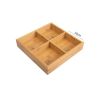 Hot Pot Bamboo Plate Compartmental Platter Vegetable Tray