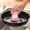 Kitchen Dish Brush with Build in Soap Dispenser